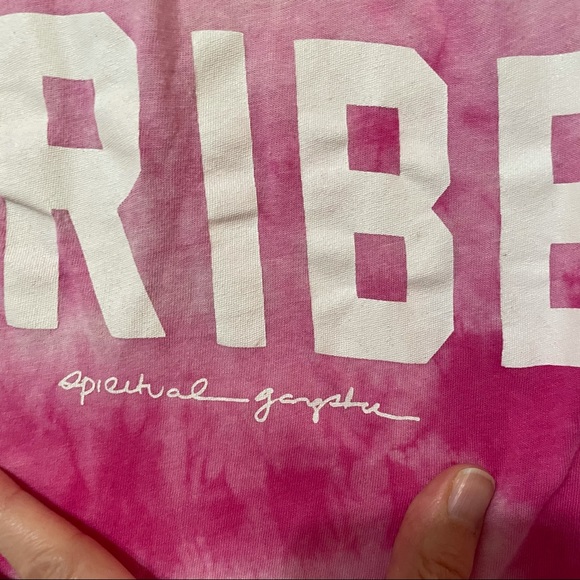 Spiritual Gangster Pink Tie Dye Good Vibe Tank - Picture 4 of 8